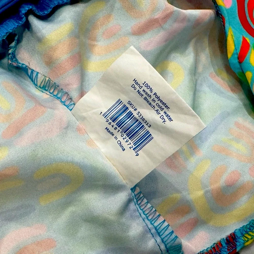 You Are Loved Brand Animal Apparel Rainbow Pride Swim Trunks for Small Dog/Cat